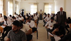 بدء الامتحانات النهائية